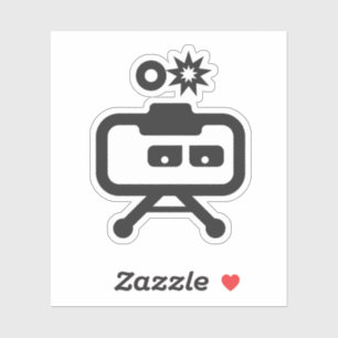 Cosmicity Logobot 3" Sticker, 6 ct.