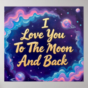 CosmicLoveMoon Poster
