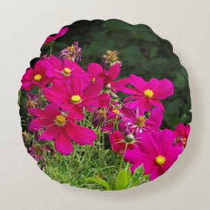 Cosmo Flowers round pillow