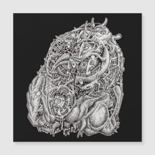 Cosmographic Head by Brian Benson, Magnetic Card