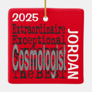 Cosmologist Extraordinaire Ceramic Ornament