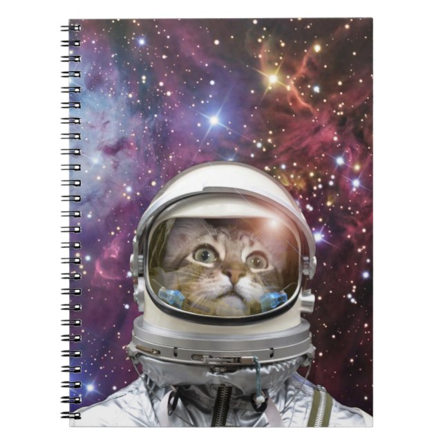 Cosmonaut cat notebook (Front)