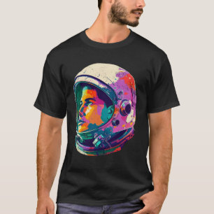 Cosmonaut Vintage Retro Pop Blast Off In Style T-Shirt