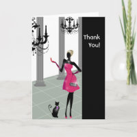 Cosmopolitan Chic Thank You Cards