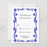 Cosmopolitan Flourish and Swirls RSVP