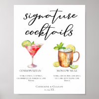 Cosmopolitan Moscow Mule Signature Cocktails Menu