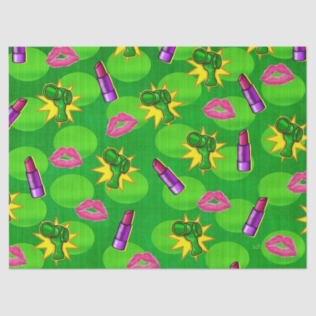 Cosmopolitan Pop Art GIFT TISSUE 3 Paper (Front)
