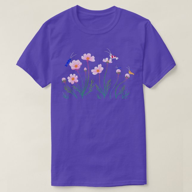Cosmos and shrimp T-Shirt (Design Front)