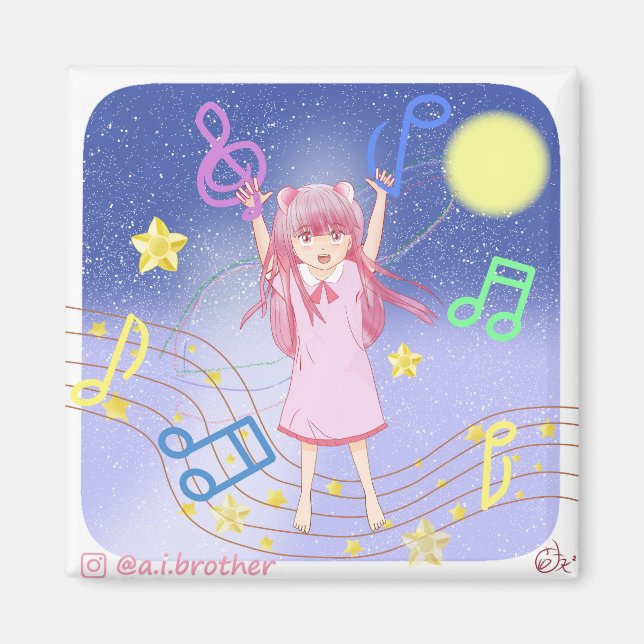 Cosmos Back to School Magnet (Front)