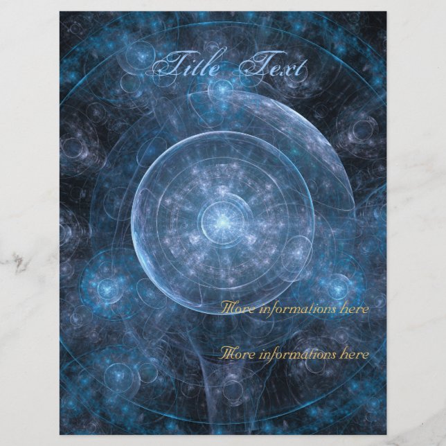 Cosmos Background 001 Flyer (Front)