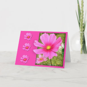 Cosmos Birthday Card
