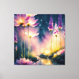 Cosmos blossoms Art Work Canvas Print
