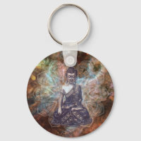 Cosmos Buddha Keychain