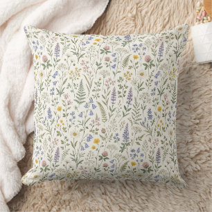 cosmos delicate stem airy floral elegant nature bo cushion