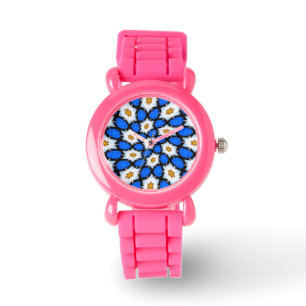 Cosmos Flower Patterns Watch