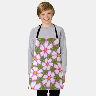 Cosmos Flowers Pattern Apron