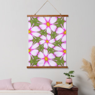 Cosmos Flowers Pattern Hanging Tapestry