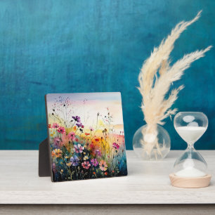 Cosmos Flowers Up Close Plaque