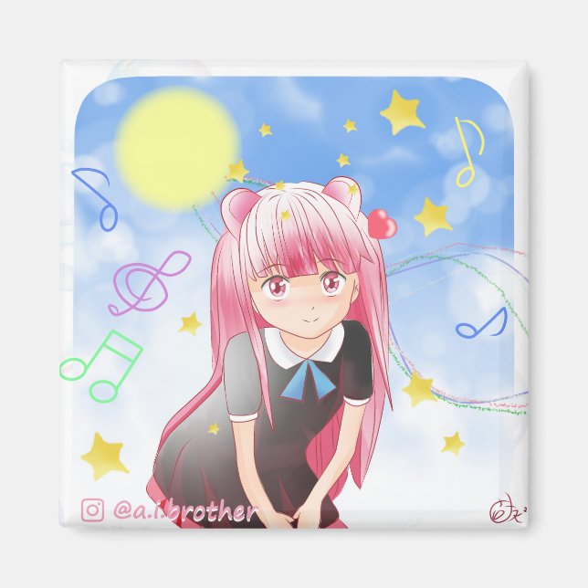 Cosmos Graduation Magnet (Front)