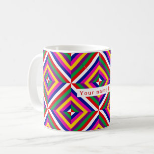 Cosmos-infinite Personalised Mug - Red/White