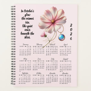 Cosmos & Opal October Verse – 2026 Full-Year  Planner