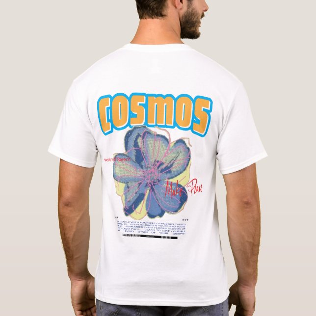 Cosmos Oversized Premium Cotton T-shirt  (Back)