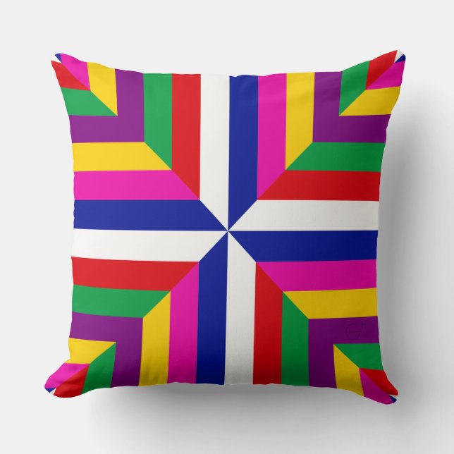 Cosmos-prototype - White/Blue – Balanced Cushion (Front)