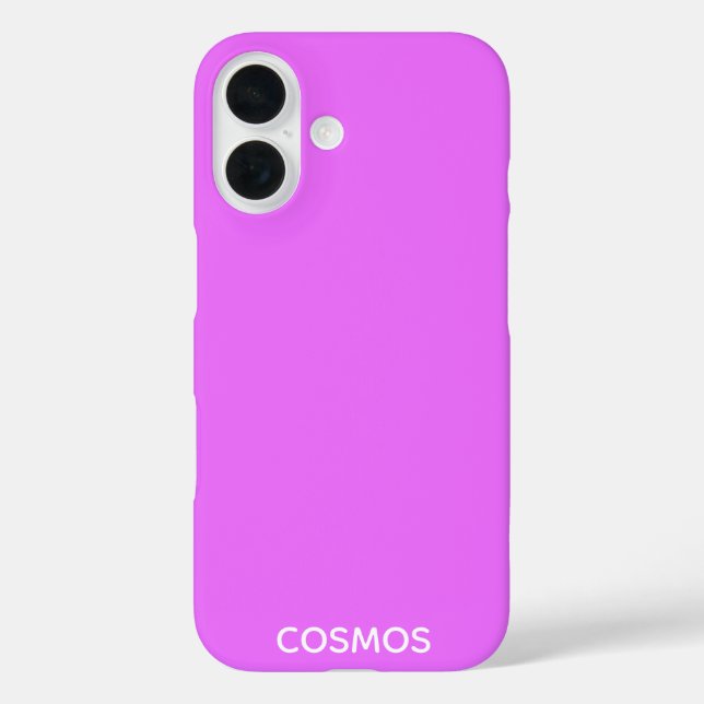 Cosmos purple colour name Case-Mate iPhone case (Back)