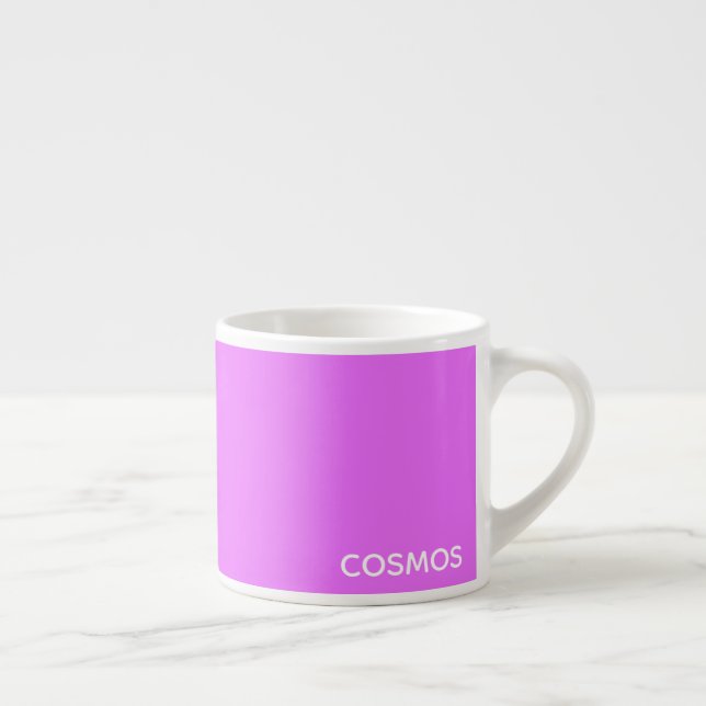 Cosmos purple colour name espresso cup (Right)