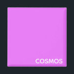 Cosmos purple colour name magnet<br><div class="desc">Cosmos purple colour name</div>