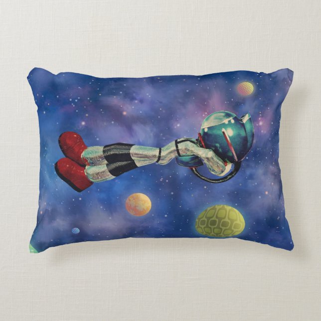 Cosmo's Sleeping Throw Pillow (Front)