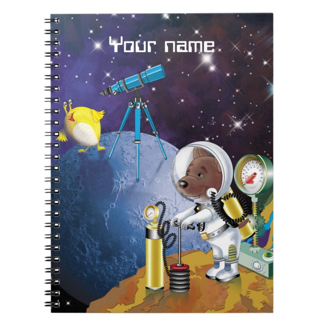 cosmos spiral notebook (Front)