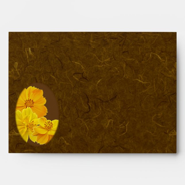 Cosmos Thank You Flowers Envelopes (Front)