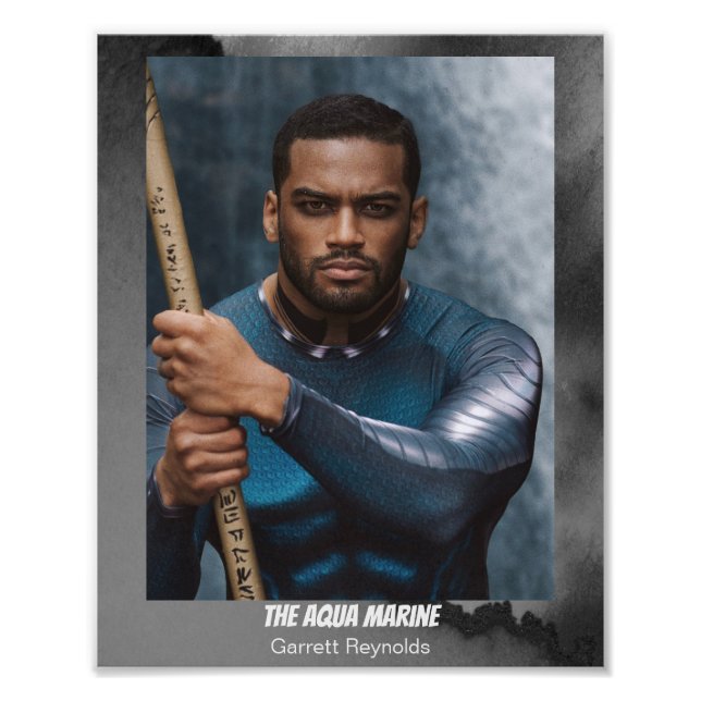 Cosplay Actor Headshots | Character Name Photo Print (Front)