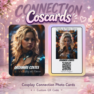 Cosplay Connection Reflection QR Code Coscard Business Card