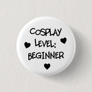 Cosplay Level: Beginner Button