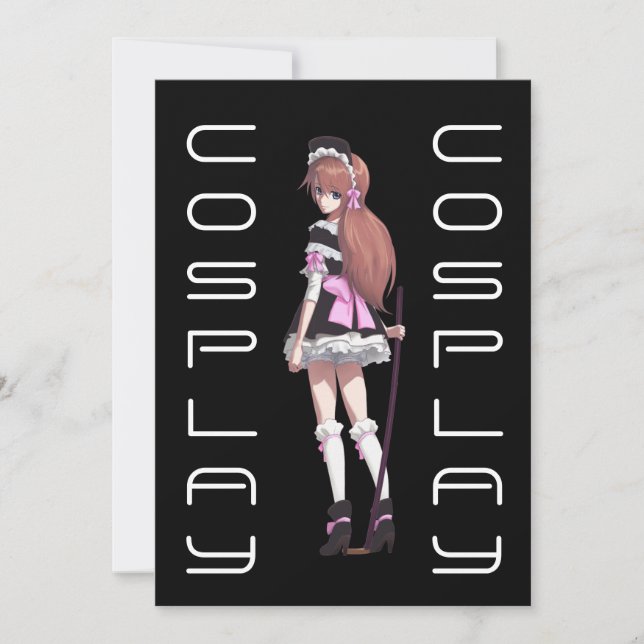 Cosplay Party Invitation (Front)