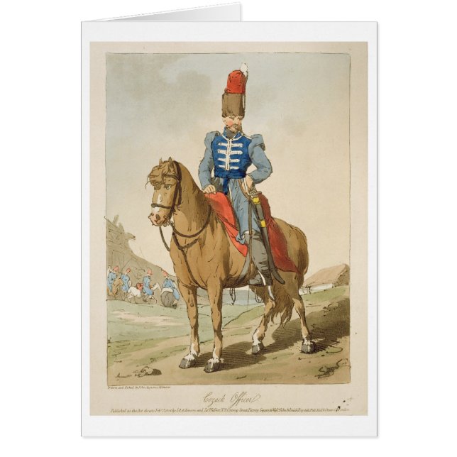 Cossack Officer, etched by the artist, published 1 (Front)