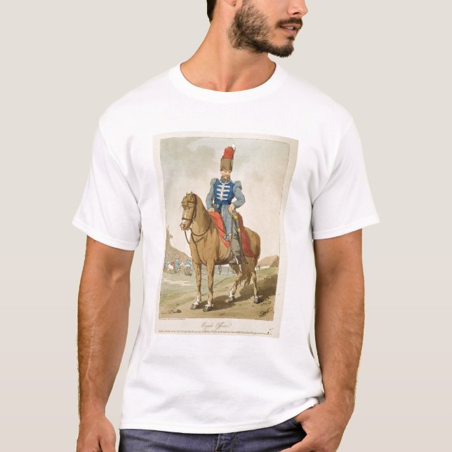 Cossack Officer, etched by the artist, published 1 T-Shirt (Front)
