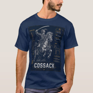 Cossack Warrior Blueprint T-Shirt