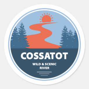 Cossatot Wild And Scenic River Arkansas Classic Round Sticker