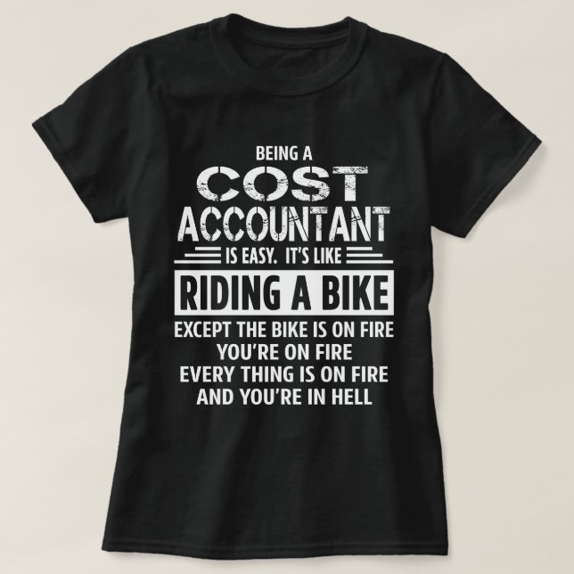 Cost Accountant T-Shirt (Design Front)