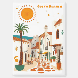 Costa blanca Spain holiday mediterranean souvenir  Magnet