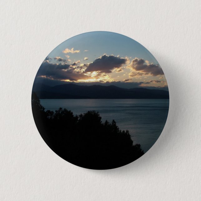 Costa del Cilento Sunrise custom button (Front)
