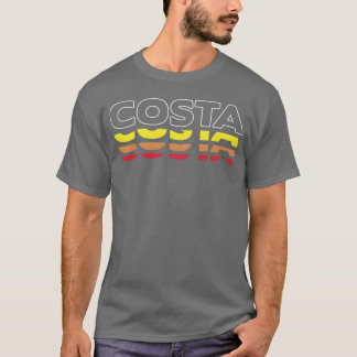 Costa First Name Funny Vintage Sunset Costa friend T-Shirt