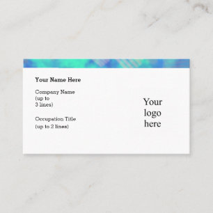 Costa Maya Blues Logo Std. Personalised Business Card