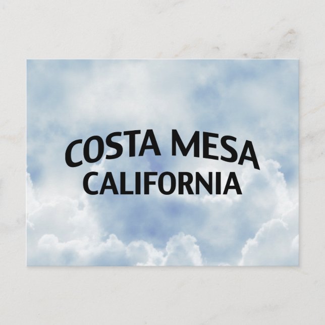 Costa Mesa California Postcard (Front)