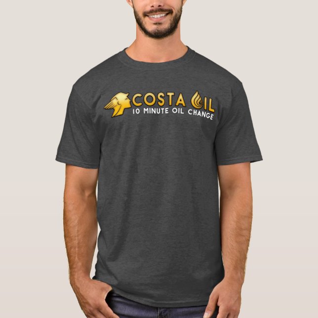 Costa Oil Horizontal Dark Tee (Front)