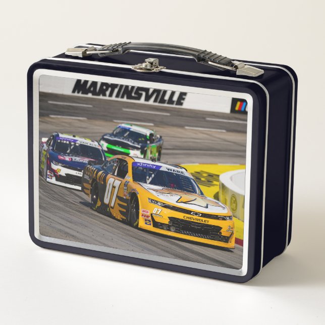 Costa Oil Racing Carson Ware Black Metal Lunchbox (Front)