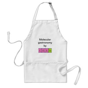 Costa periodic table name apron